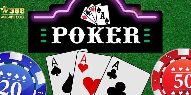 Game bài Poker là một trò chơi đen đỏ phổ biến ở nước ta